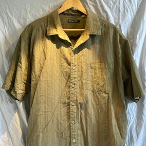 Outdoor shirt, REI, Green/Tan